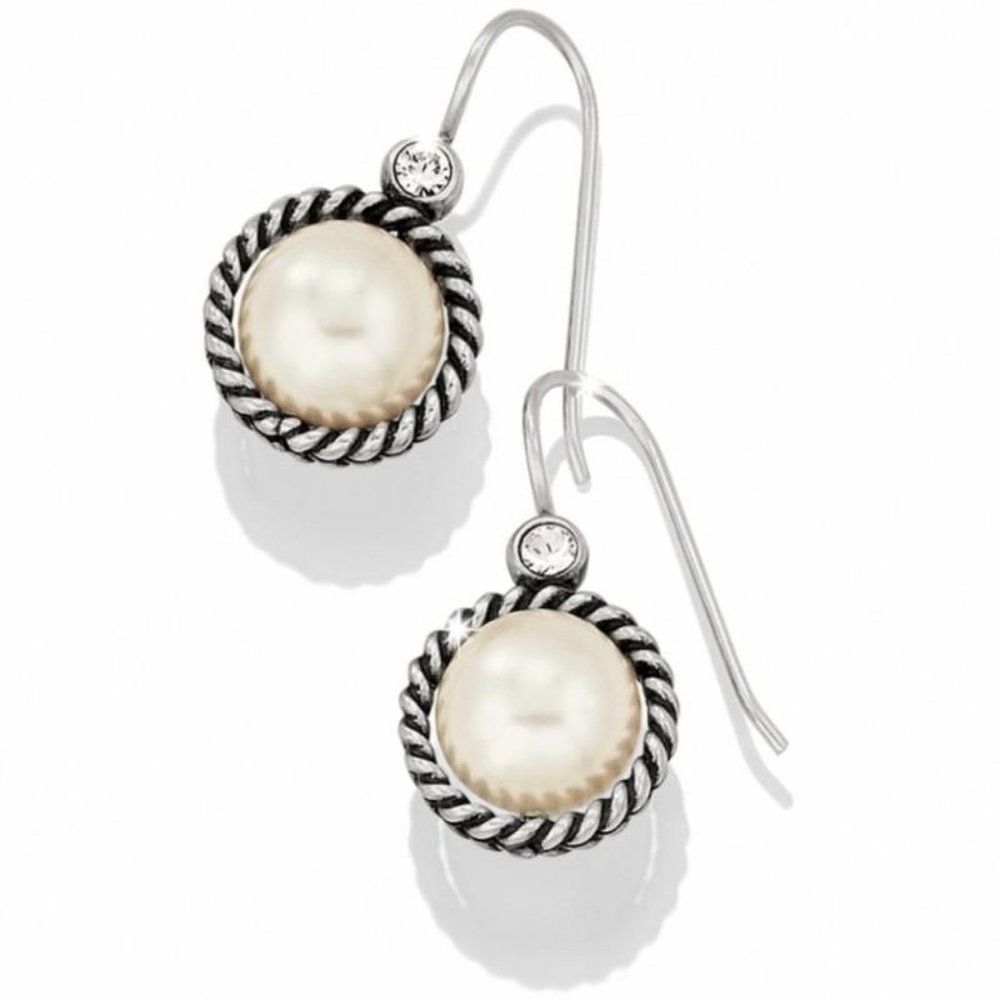 Sea Gem French Wire Pearl Earrings